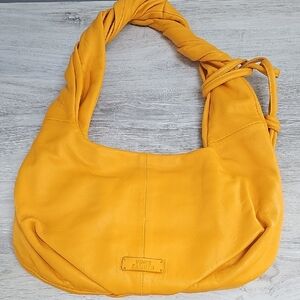 Vince Camuto Yellow Slouchy Shoulder Bag